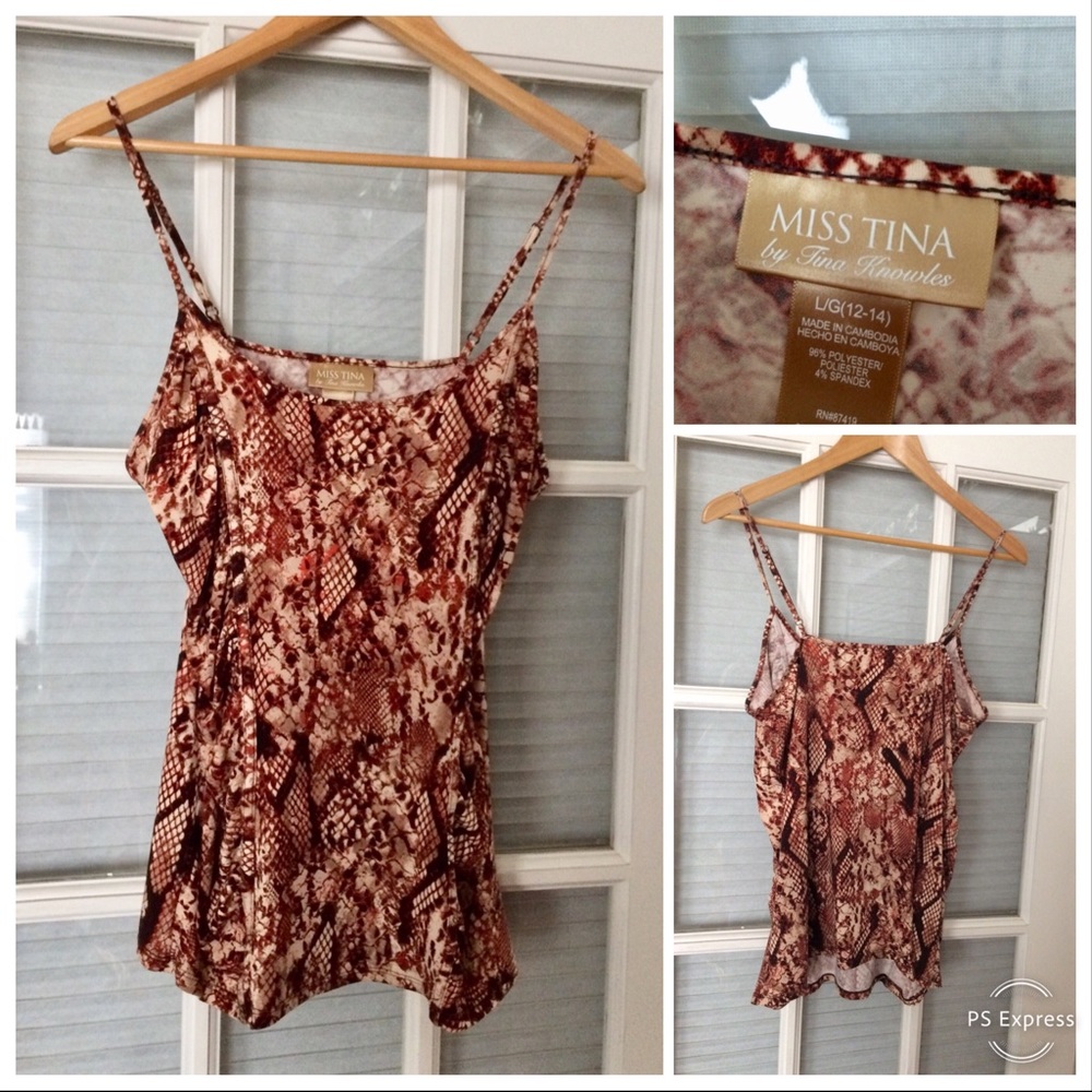 Miss Tina by Tina Knowles Top sz L (12-14) 🌵